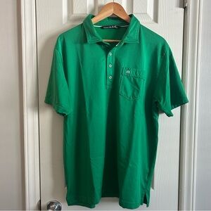 Travis Mathew Kelly Green Polo Shirt - Size XL